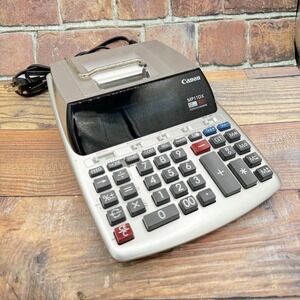Canon MP11DX-2 Printing Calculator 12 Digit 2 Color Clock Calendar -Tested
